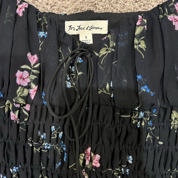 For Love and Lemons black dixon mini dress - Picture 5 of 6